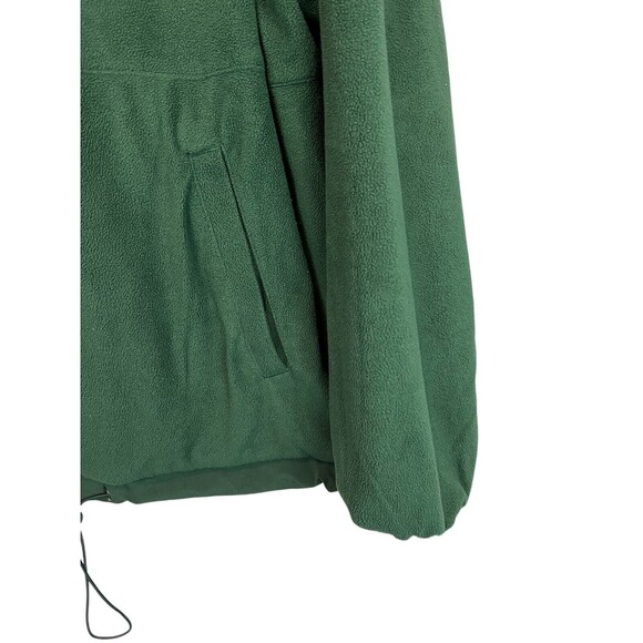 Gap Fit Recycled Half-Zip Windbreaker Fleece Jacket Women's Size M Green - Picture 4 of 11